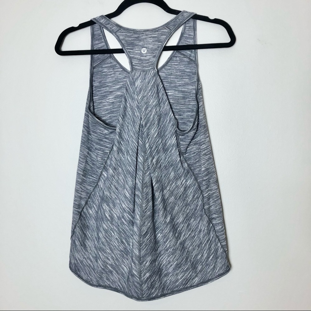 Lululemon Gray Racerback Tank - Picture 2 of 4